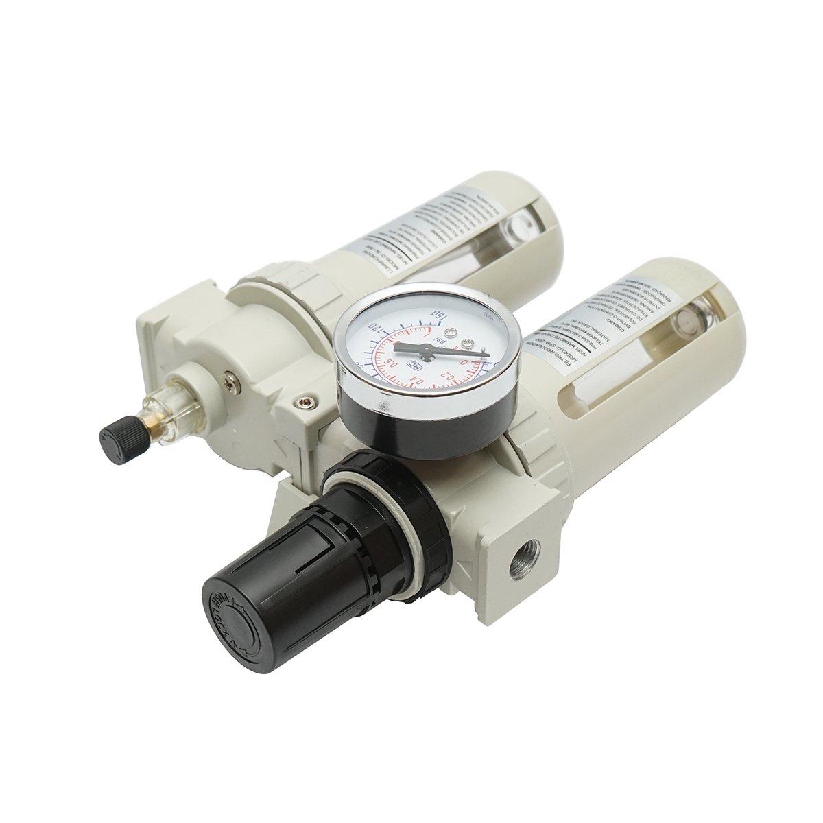Filtru aer si ungator cu regulator de presiune max. 1 MPa, racord 1/2
